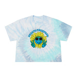 World peace Tie-Dye Crop