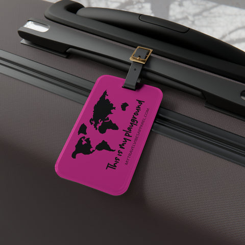 M.T.V.A PINK Luggage Tag