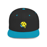 world drip Flat Bill Snapback