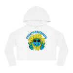 World Peace Cropped Hooded
