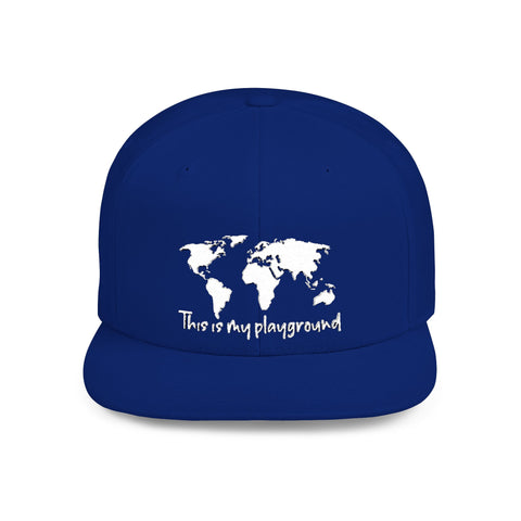 This is my playground Flat Bill Snapback