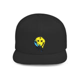 world drip Flat Bill Snapback
