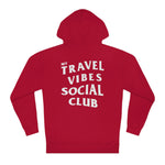 My Travel Vibes social Club White Logo Hoodie